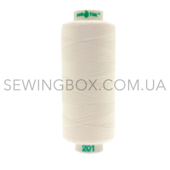 Нитки швейні Dor Tak 400Y 40/2, колір 201 (10шт)