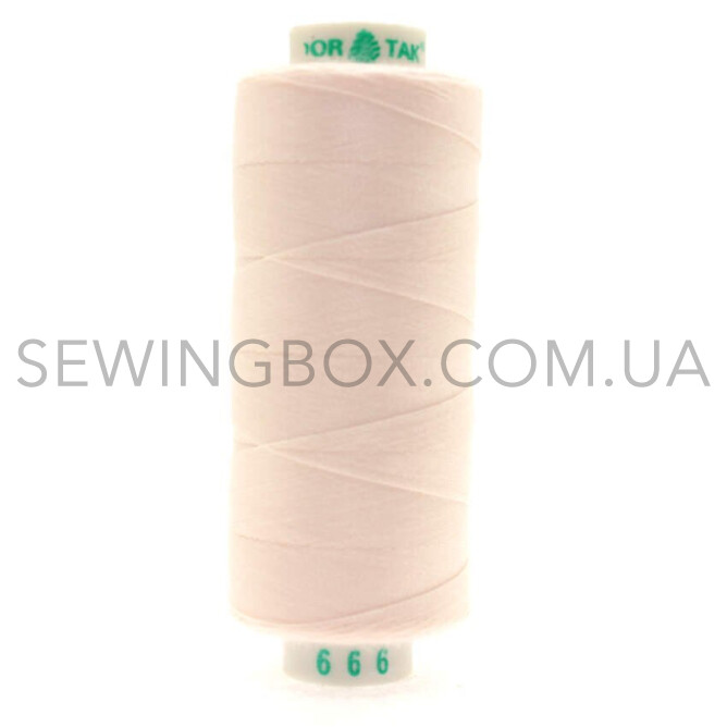 Нитки швейні Dor Tak 400Y 40/2, колір 666 (10шт)
