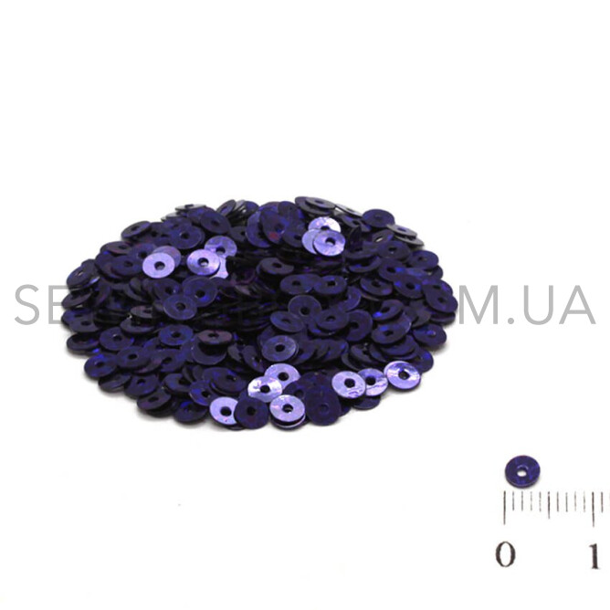 Паєтки голографічні 4мм, колір H-53 (5грам)