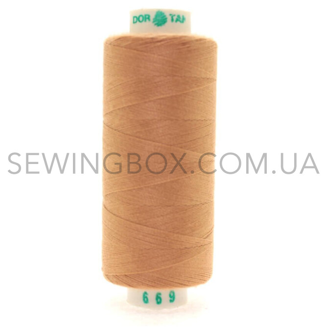 Нитки швейні Dor Tak 400Y 40/2, колір 669 (10шт)