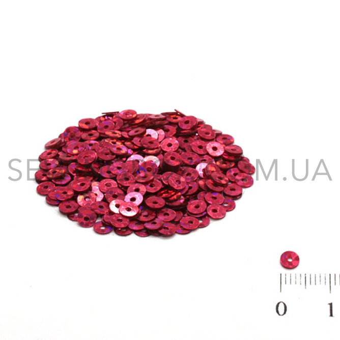 Паєтки голографічні 4мм, колір H-8 (5грам)