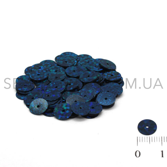 Паєтки голографічні 8мм, колір H-25 (5грам)