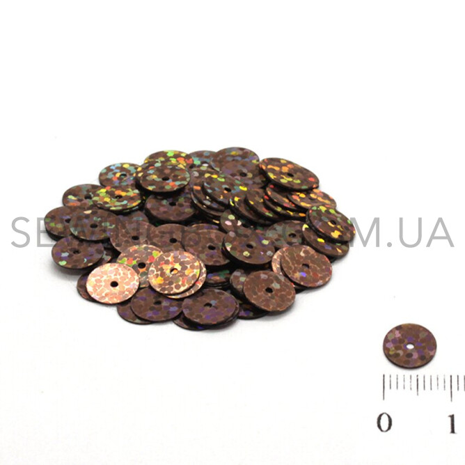 Паєтки голографічні 8мм, колір H-80 (5грам)