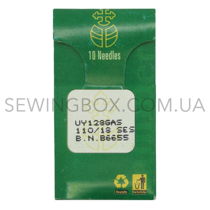 Голка швейна промислова Lammertz UY 128 GAS №110 SES (1упак)