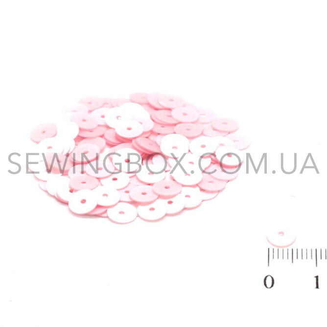 Паєтки перлинні 6мм, колір P-1 (5грам)