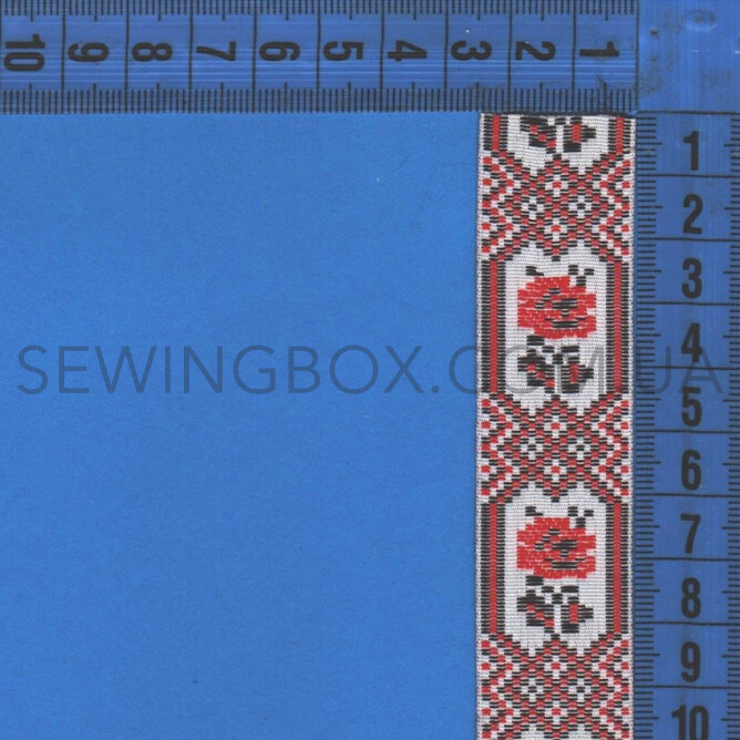 Тесьма с украинским орнаментом – Интернет-Магазин SewingBox.com.ua