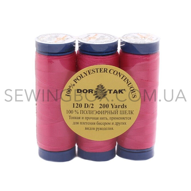 Нитки для бисера Dor Tak 200Y 120D/2 &ndash; Интернет-Магазин SewingBox.com.ua