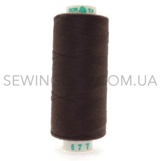 Нитки швейні Dor Tak 400Y 40/2, колір 677 (10шт)