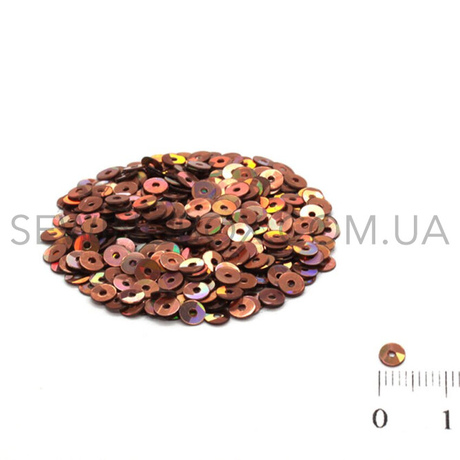 Паєтки голографічні 4мм, колір H-82 (5грам)