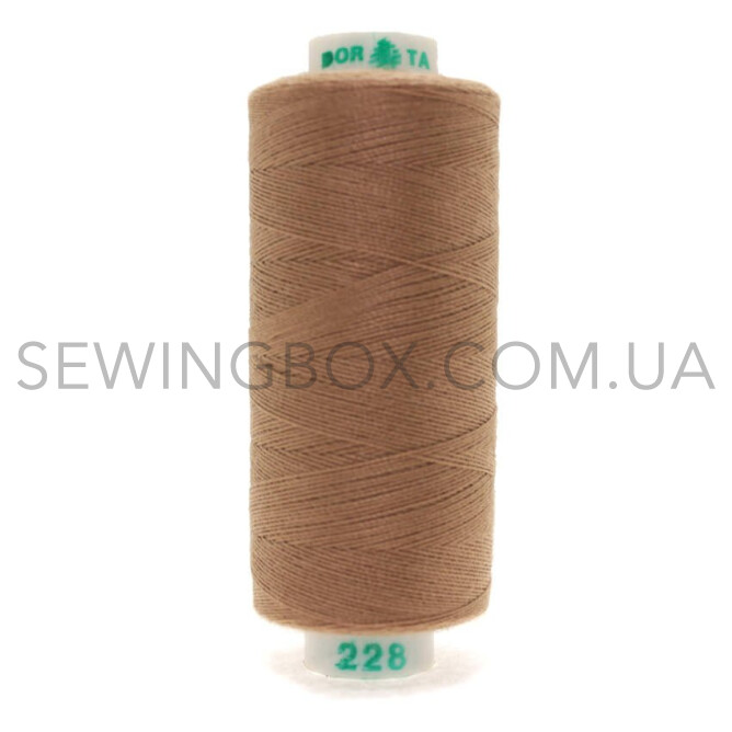 Нитки швейні Dor Tak 400Y 40/2, колір 228 (10шт)