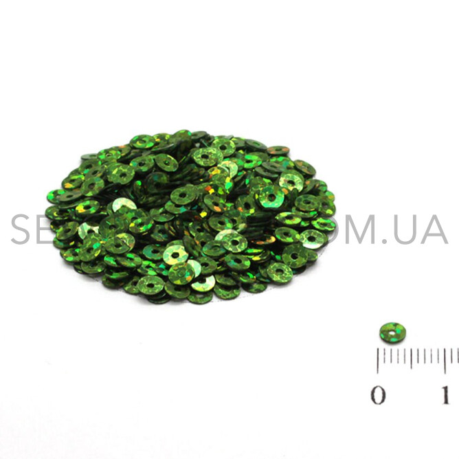 Паєтки голографічні 4мм, колір H-22 (5грам)