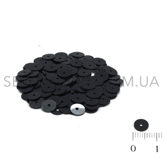 Паєтки матові 6мм, колір O-45 (5грам)